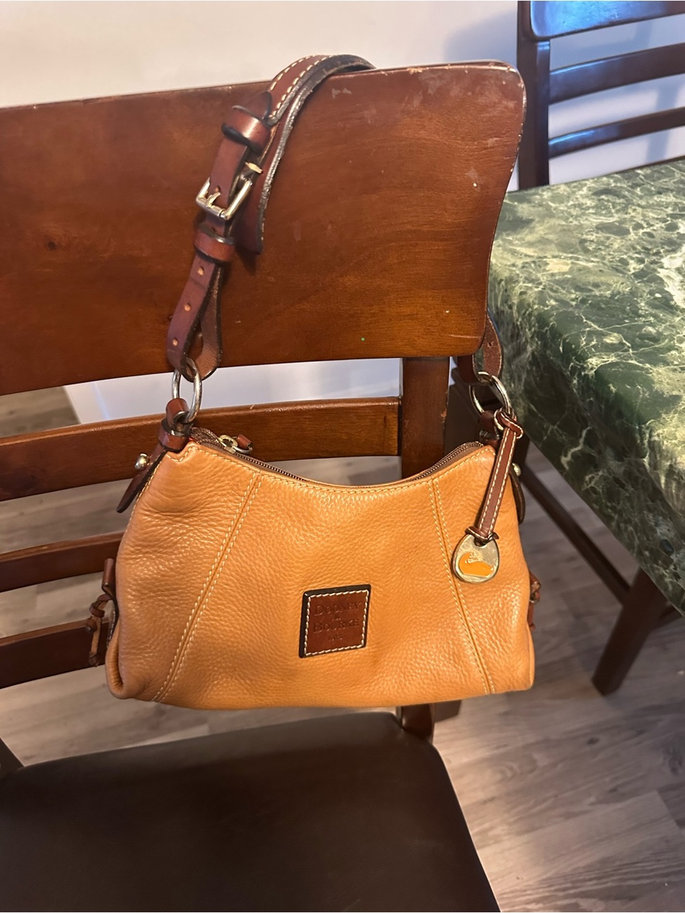 Dooney & Bourke Mustard Leather bag
Dooney Bourke vintage purse 10x7 - Picture 2 of 5